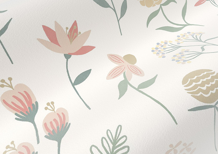 Floral Whimsy, Springtime - Roman Blind - Image 4